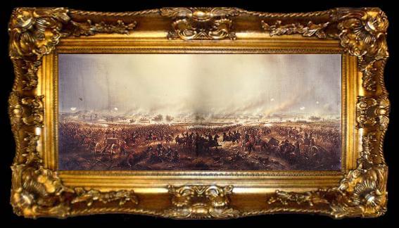 framed  James Walker The Battle of Gettysburg  fRepulse of Longstreet-s Assault, ta009-2